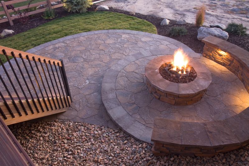 Luxury Gas Fire Pit Setup